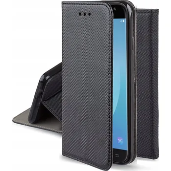 Pouzdro na mobilní telefon Pouzdro s klopou pro Samsung Galaxy A5 2017, černé metalické