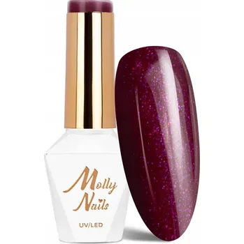Přípravek na nehty Lakier Hybrydowy MOLLYNAILS 8g I'm Nudelover lesk na rty Č. 527 hybridní lak na nehty