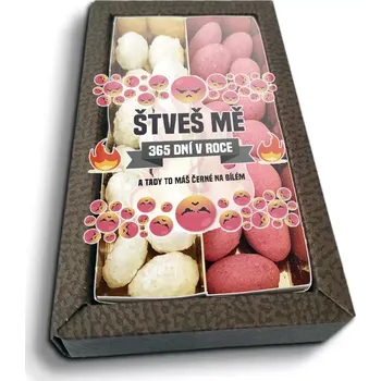 Čokoláda Sablio Mandle Štveš mě 365 dní v roce - 2x 80g