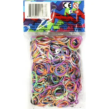kreativní sada Rainbow Loom Original-gumičky-600ks-strakatý mix