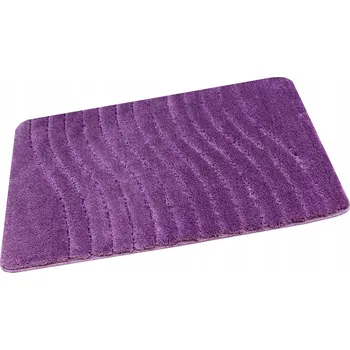 Koupelnová předložka KOUPELNOVÁ PŘEDLOŽKA PROTI SKLUZU FIALOVÁ PRACÍ PODLOŽKA SARA 50x60 cm