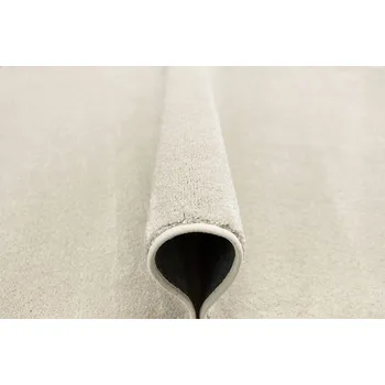 Koberec KOBEREC KRÉMOVÝ S VYSOKÝM HUSTÝM VLASEM PRO POHODLNOU LOŽNICI SOBRADO 200x200 cm