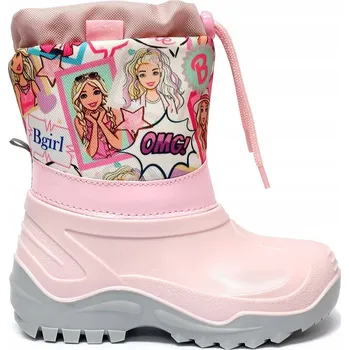 Dívčí sněhule Dívčí sněhule zateplené se stahovací šňůrkou 468 pink doll (1704) vel. 29/30