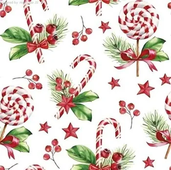 Papírový ubrousek Ubrousky Daisy vánoční White Christmas Sweets