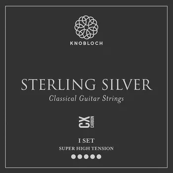 Struna pro kytaru a smyčcový nástroj Knobloch STERLING SILVER CX Carbon Super High Tension 37.5 + prodloužená záruka 3 roky