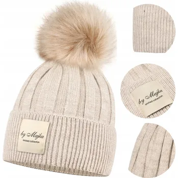 Čepice Zimní čepice Majka béžová univerzální velikost