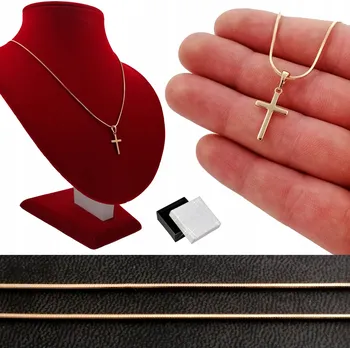 Náhrdelník DÁMSKÝ POZLACENÝ NÁHRDELNÍK Z CHIRURGICKÉ OCELI