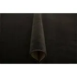 250x350 cm ELEGANTNÍ LESKLÝ ČERNÝ KOBEREC SIERRA DO LOŽNICE