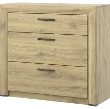 Komoda Komoda se zásuvkami do obývacího pokoje Sapori - Mebelbos Světlý dub 95,9x87,3 cm