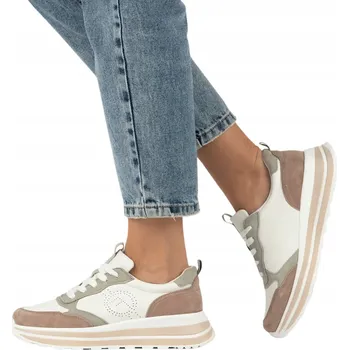 Dámské tenisky Kožené tenisky Filippo DP6787/25 Pastelové 39