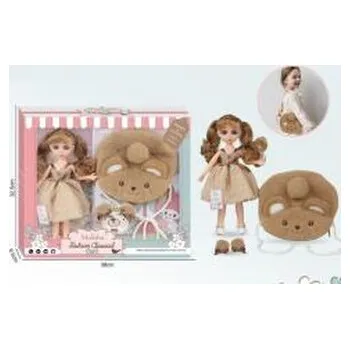 Panenka Lalka 30cm z torbą i dodatkami