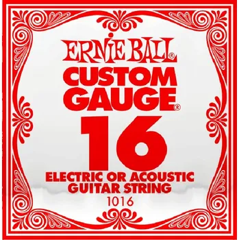 Příslušenství pro strunný nástroj Struna pro elektrickou kytaru Ernie Ball EB 1016