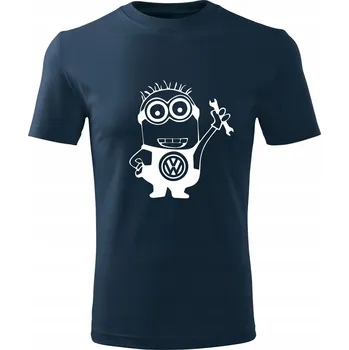 Pánské Tričko D233 Mimoň VW MECHANIK tmavě modré vel XL