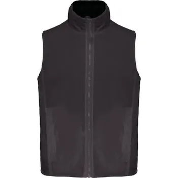 Pánská móda KARIBAN Pánská vesta Record K679 Barva: Šedá tmavá - Černá, Velikost: XL