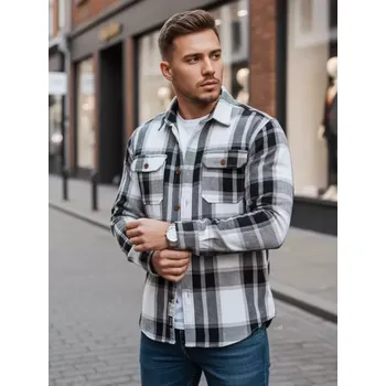 Pánská košile Pánská košile DSTREET DX2673 ČERNÁ XL