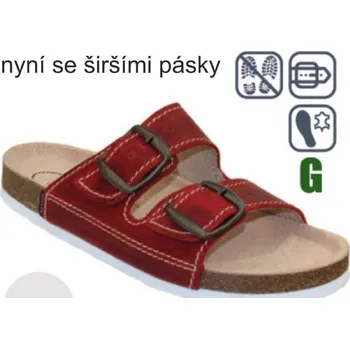 Pánské pantofle Santé D/21N/33/BP ROSSO-výprodej Velikost: 38
