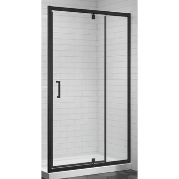 Sprchové dveře Besteco Otevírací sprchové dveře Hammer s rámem do niky 120x195 cm, 8 mm sklo