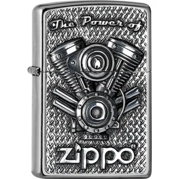 Zapalovač The Power of V Motor Zippo zapalovač 25502