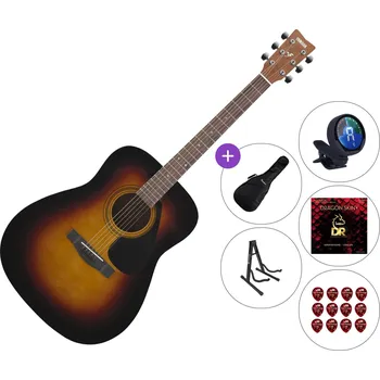 Strunný nástroj Yamaha F310 TBS MK2 SET 2 Tobacco Sunburst Akustická kytara