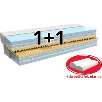 Matrace MPO Matrace VALERY 1+1 Typ potahu: Easy clean, Rozměr: 120x200 cm