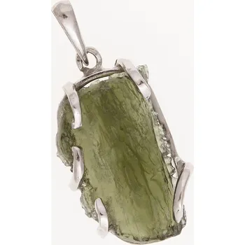 Přívěsek My Moldavite Stříbrný přívěsek s přírodním vltavínem 8625-7334