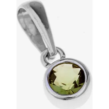 Přívěsek My Moldavite Stříbrný přívěsek s vltavínem 1139