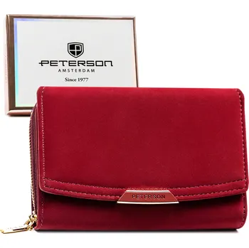 Peterson peněženka eko kůže červená - dámská
