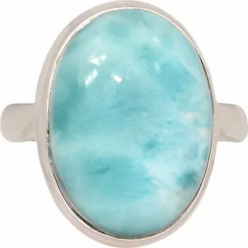 Prsten Larimar prsten stříbro Ag 925 R4079 57 mm (US 8), 6,1 g