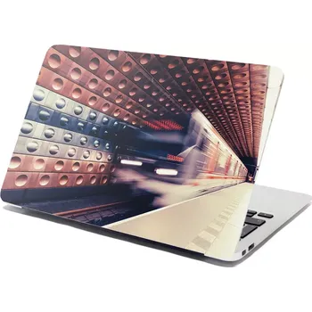 samolepka Sablio Samolepka na notebook Metro v barevné stanici - 29x20 cm