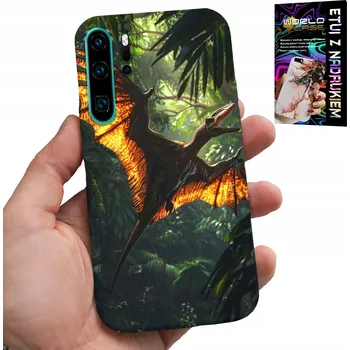 Pouzdro na mobilní telefon POUZDRO PRO HUAWEI P30 PRO - DINO DINOSAURUS PTERODAKTYL POUZDRO ZADNÍ KRYT