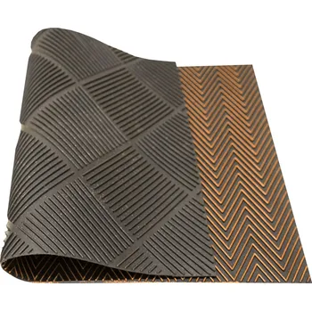 GUMOVÁ PROTISKLUZOVÁ ROHOŽKA OBOUSMĚRNÁ DOMÁCÍ PODLOŽKA 45x75 cm