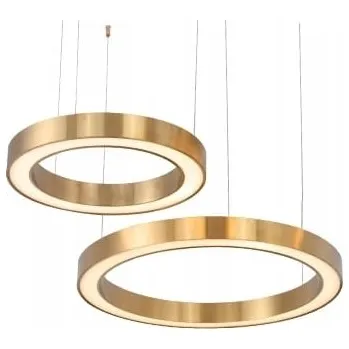 Výrazný prstenový lustr Double 40 + 60 - LED lustr 2 kruhy