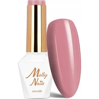 Přípravek na nehty Molly Nails Hybridní lak 8 g - Č. 3 Růžové šaty (Pink Dress)