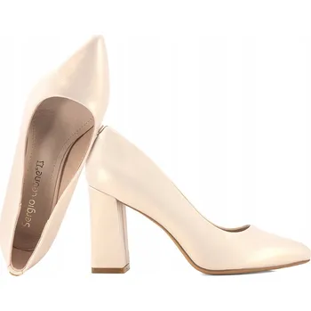 Dámské lodičky SERGIO LEONE Béžové lodičky Perla PB 216 vel.39