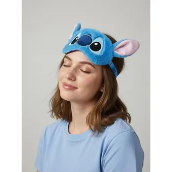 Škraboška na spaní Sinsay - Plyšová maska na spaní Lilo & Stitch - modrá - 083GR-05X - 083GR-05X-ONE