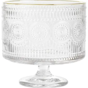 Skleněná miska BARREL se vzory 883557