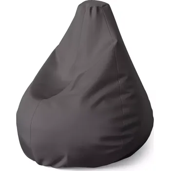 Sedací pytel Sablio Sedací vak Pear Charcoal - 140 x 100 x 25 cm