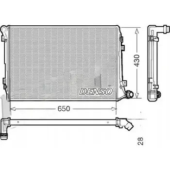 Chladič motoru Chladič, systém chlazení motoru Denso DRM32037