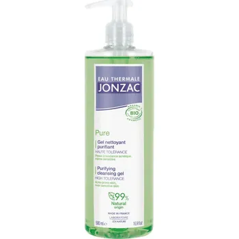 Čistící gel JONZAC Pure Čisticí gel na smíšenou až mastnou pleť BIO 500 ml