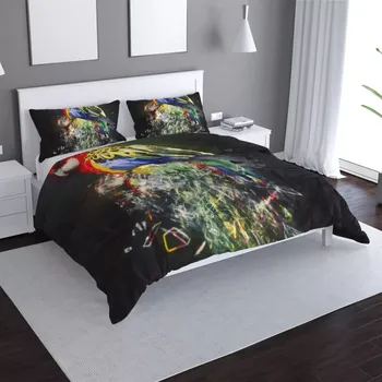 Povlečení Sablio Povlečení Barevný papoušek - 140x200 / 90x70