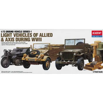 Plastikový model Academy Model Kit military 13416 - GROUND VEHICLE SERIES-1 (1:72)