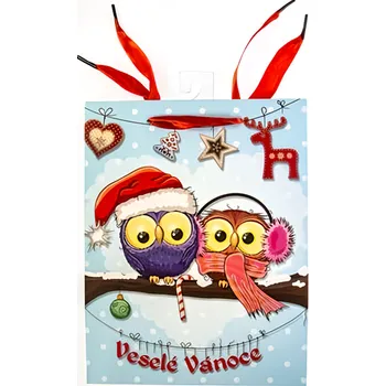 Dárková taška Flexio Dárková taška Veselé Vánoce M