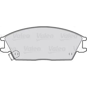 Brzdová destička Sada brzdových destiček, kotoučová brzda VALEO 301052