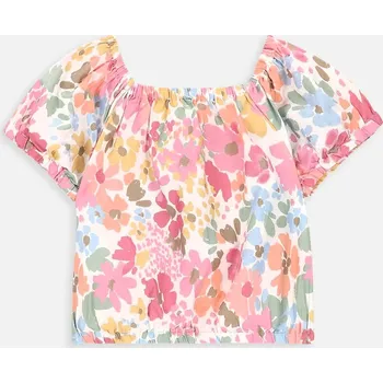 Dívčí oblečení Barevné dívčí tričko 164 Crop Top Coccodrillo WC4