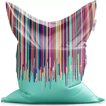 Sedací pytel Sablio Sedací vak Stékající barva - 200x140 cm