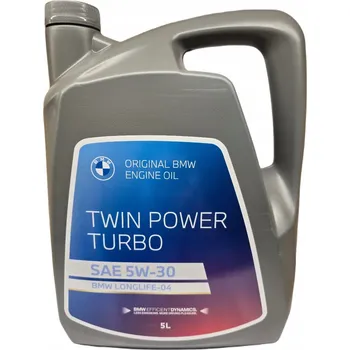 Motorový olej Motorový olej BMW OE Twin Power Turbo 5W30 Longlife-04 5 l 5W-30