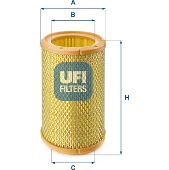 Filtr do auta Vzduchový filtr UFI 27.267.00