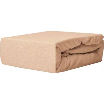 Prostěradlo Froté Prostěradlo 220x200 s GUMIČKOU POLSKÉ PREMIUM Světle Modrá Bavlna Měkké