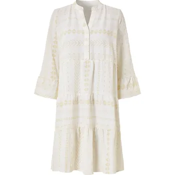 Dámské šaty esmara® Dámské tunikové šaty (krémová, S(36/38))