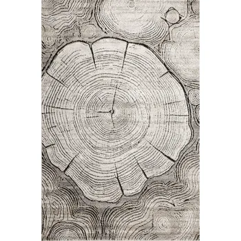 Koberec KOBEREC ŠEDOBÉŽOVÝ DVOUÚROVŇOVÝ HUSTÝ MĚKKÝ DO POKOJE MATARA 120x170 cm